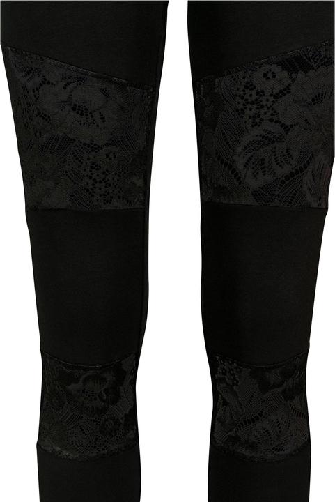 Immagine prodotto Urban Classics Leggings da donna con inserto in pizzo (XS)