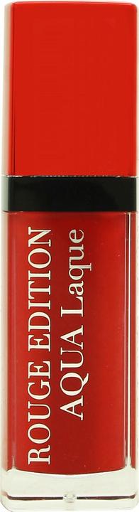 Actual product image Bourjois Paris Rouge Edition Aqua Laque Lipsticks 06 Feeling Reddy (06 Feeling reddy)
