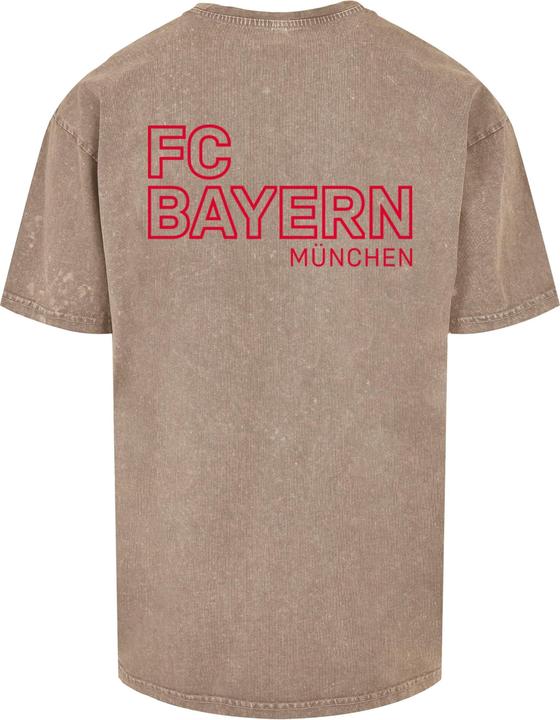 Actual product image FC Bayern München Mia San Mia VR Acid Washed Heavy Oversize Tee - 115275 (L)