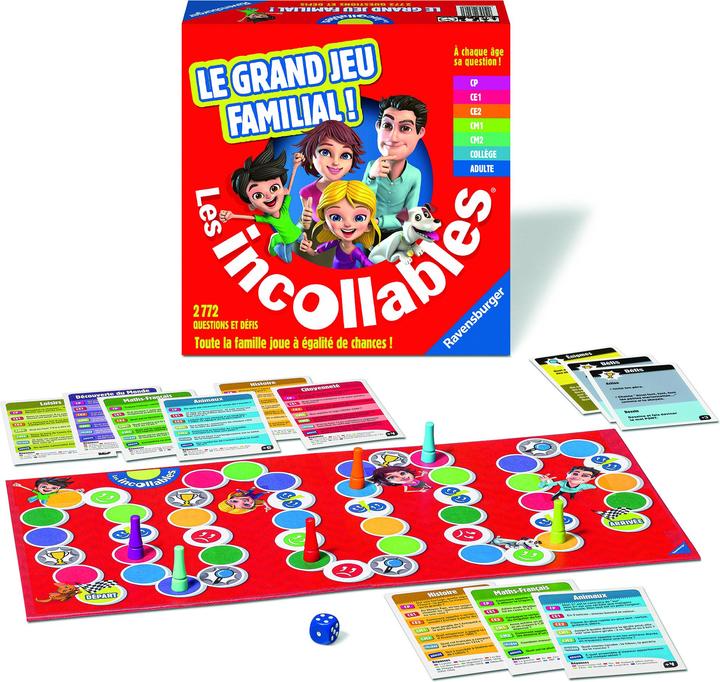 Image du produit Ravensburger Jeu familial Incollables (Français)