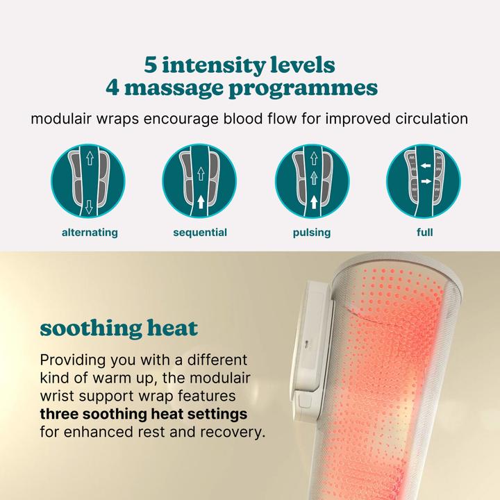Actual product image Homedics SR-CMH10H-GY Modulair Hand Wrap
