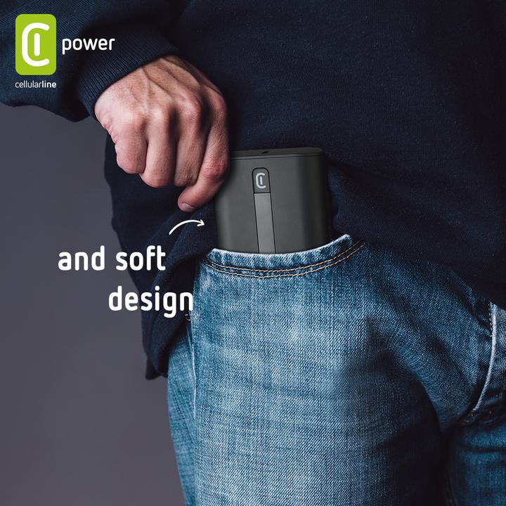 Produktbild Cellularline Thunder 10000 (10000 mAh, 20 W, 37 Wh)