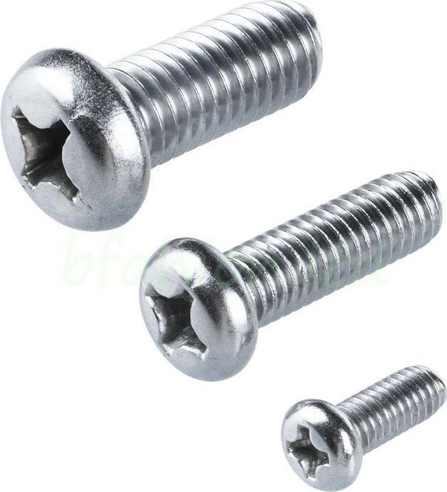 Produktbild Hermex 12×TV-Wandhalterungsschrauben Befestigungsmaterial VESA Schrauben M4 M6 M8 Set (1 Schrauben pro Stück)