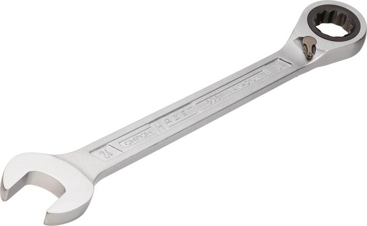 Actual product image HAZET Ratcheting combination wrench set 606N/12 ∙ Outside 12-point traction profile ∙ 8 - 19 ∙ Numb… (8 mm, 9 mm, 10 mm, 11 mm, 12 mm, 13 mm, 14 mm, 15 mm, 16 mm, 17 mm, 18 mm, 19 mm)