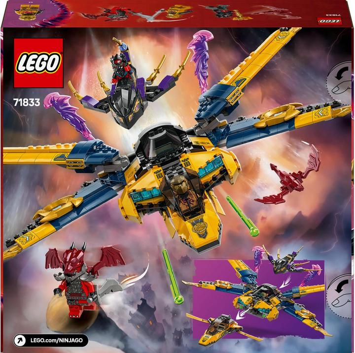Produktbild LEGO Ras und Arins Super-Sturmflieger (71833, LEGO Ninjago)