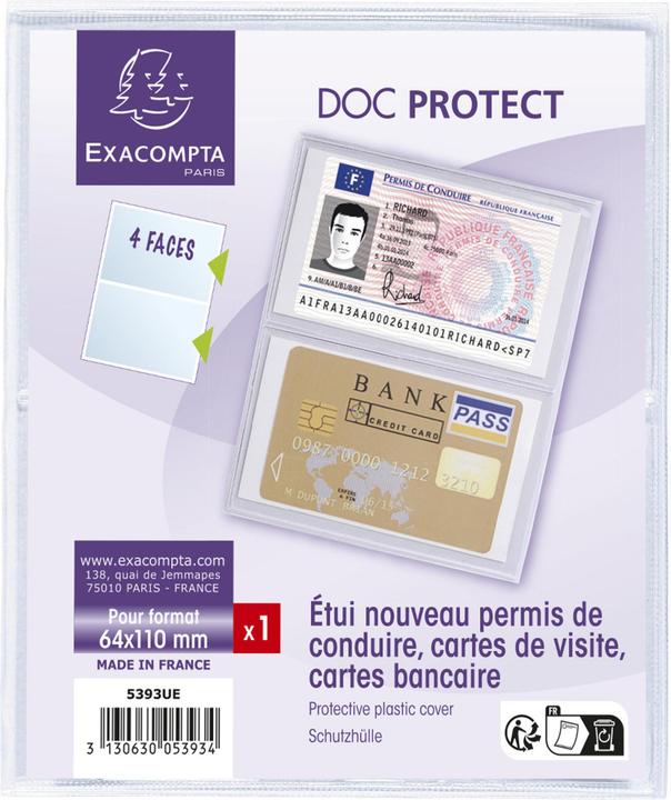 Produktbild Exacompta Schutzhülle Kreditkarte (1 x)
