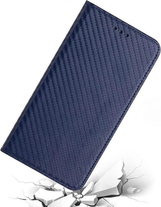 Produktbild Cover-Discount Carbon Look Flip Case blau (Samsung Galaxy S24)
