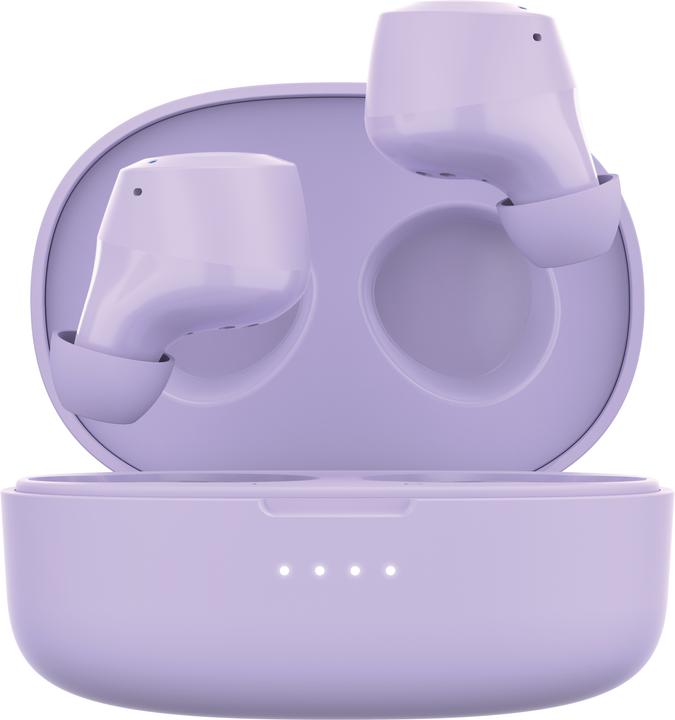 Actual product image Belkin wireless soundform bolt tws light purple (No noise cancelling, 38 h, Wireless)