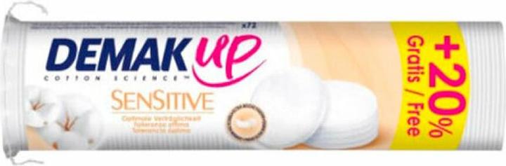 Actual product image Demak up Demak - Up Sensitive Make-up Remover Cotton Pads 72 Units