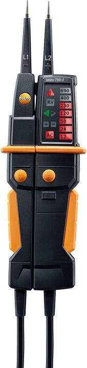 Batteries, Test probe protection, Measuring tip attachments, Testo 750-2 Voltage tester