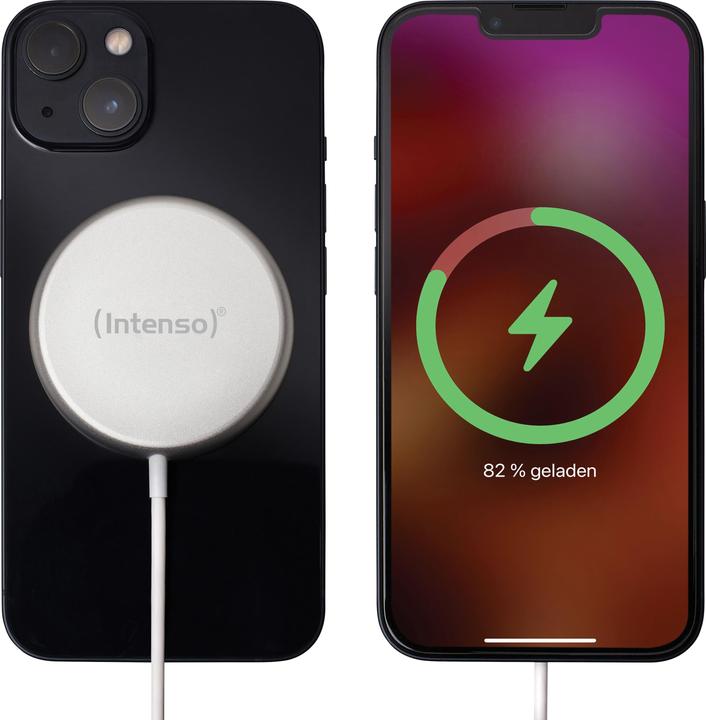 Image du produit Intenso Chargeur magnétique sans fil MW1 blanc (15 W)