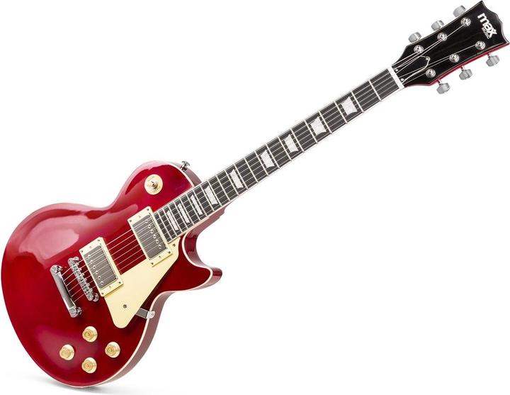 Immagine prodotto Max Chitarra elettrica GigKit LP Style Rosso (Chitarra elettrica, Tiglio)
