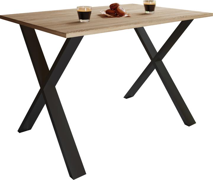 Image du produit VCM Table de salle à manger premium Table de salle à manger en bois "Xona X (110 x 80 x 76 cm)