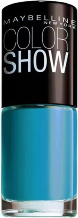 Maybelline New York Gemey Maybelline Nail Polish Color Show No. 283 Babe ITS Blue (Colour paint)