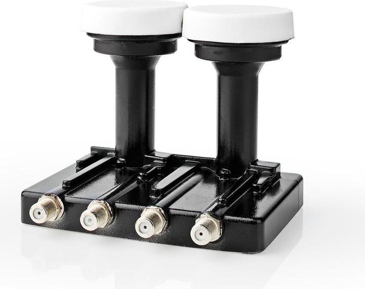 Produktbild Nedis LNB Quad Monoblock 4,3 ° Ausgangsanschluss: 4X F-Connector Rauschmass Bereich: 0.85 dB Konvers (Quad LNB)