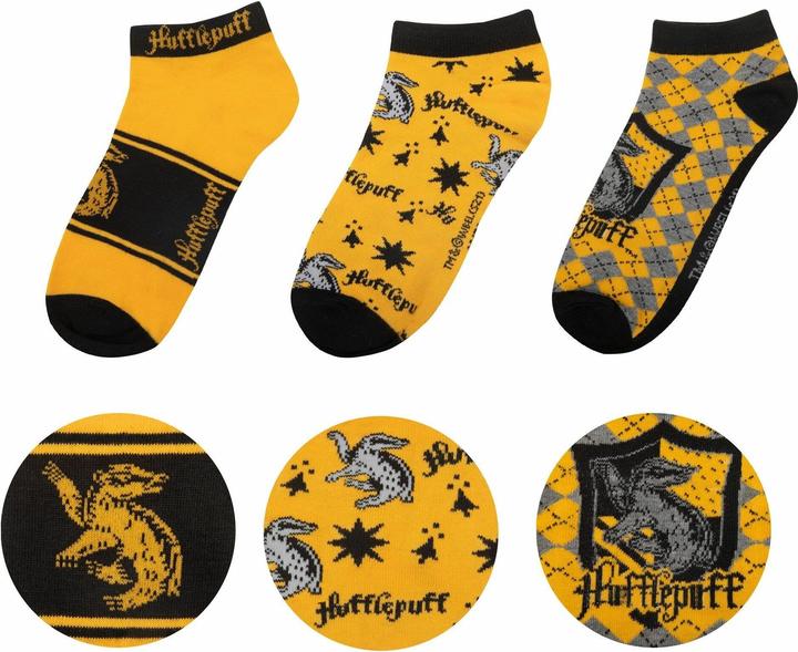 Cinereplicas Harry Potter: Hufflepuff (3 Paare) (3er Pack, 40)