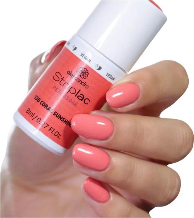 Produktbild Alessandro Striplac Peel or Soak (130 Coral Sunshine, Farblack)