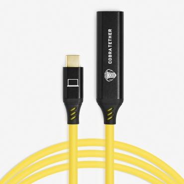 Cobra CobraTether USB-C Extention 10m Ÿellow (10 m, USB 3.2)