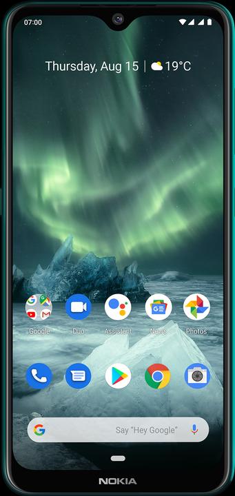 Produktbild Nokia 7.2 (64 GB, Cyan Green, 6.30", Dual SIM + SD, 48 Mpx, 4G)