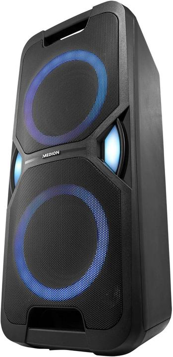 Produktbild Medion MD 44468 Partylautsprecher schwarz (15 h, Akkubetrieb, Netzbetrieb)