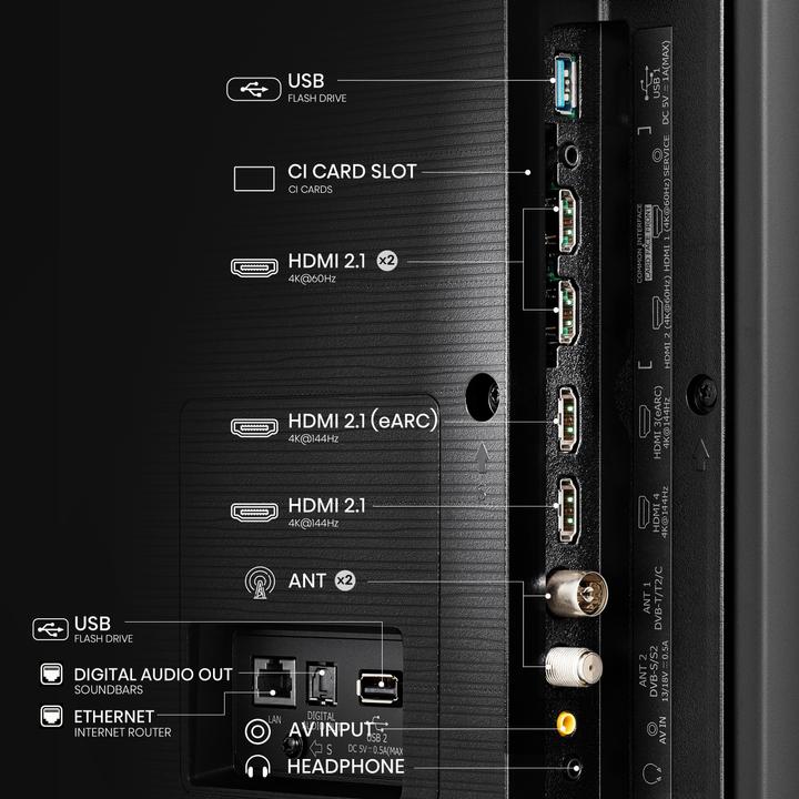 Actual product image Hisense TV 100E7NQ PRO (100", QLED, 4K)