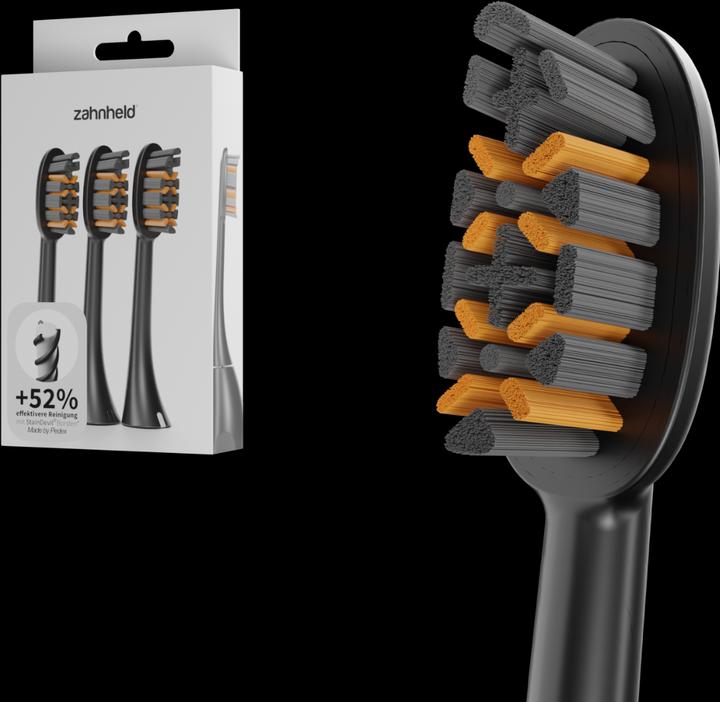 Immagine prodotto Zahnheld Testina Pro X-Clean 3x Nero (3 x)