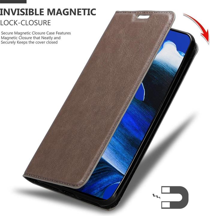 Actual product image Cadorabo Book Invisible Magnet Cover (Oppo Reno 2)