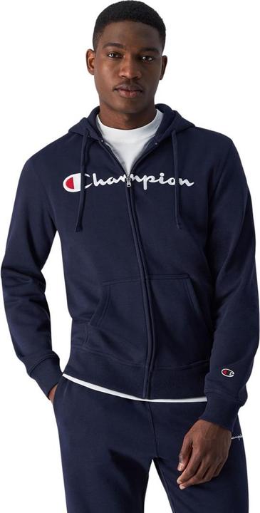 Chappi Bluza męska Champion Full Zip Hoodie granatowa 220255 BS501 S (S)