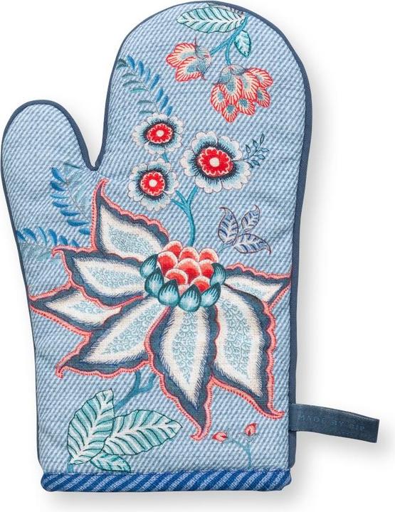 Immagine prodotto PIP Studio Guanto da forno Flower Festival Blu 29 x 15 cm (Cotone)