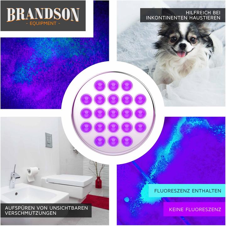 Produktbild Brandson UV LED-Taschenlampe (10 cm)