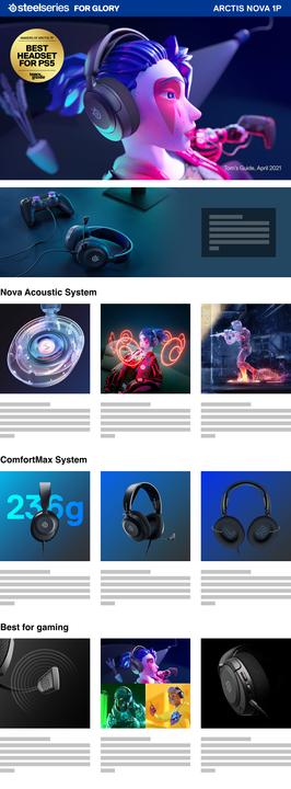 Actual product image SteelSeries Arctis Nova 1P (Cable)