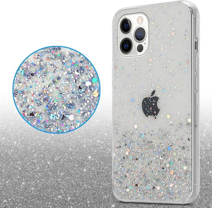 Image du produit Cadorabo Couverture TPU paillettes scintillantes (Apple iPhone 12, Realme 12 Pro+)