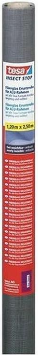 Produktbild tesa Insektenschutz Alu COMFORT Ersatzrolle aus Fiberglas-Gewebe, für Fenster & Türen, ohne Bohren (120 x 250 cm)