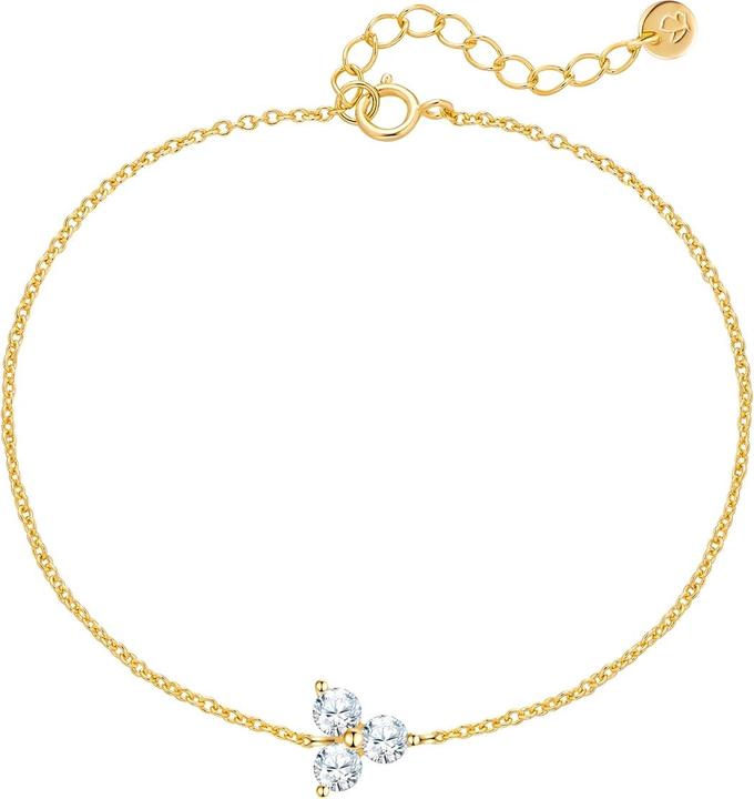 Glanzstücke München Damen Armband Sterling Silber - 34462 (17 cm, Sterling Silber)