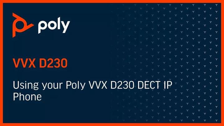 Produktbild Poly com Schnurlostelefon VVX D230