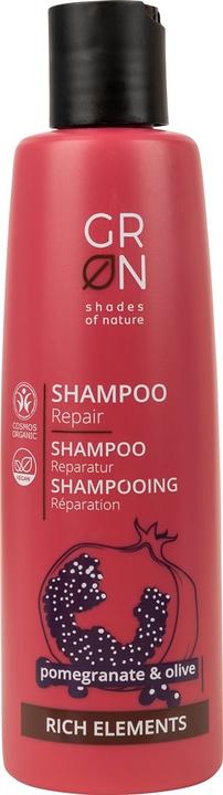 Produktbild GRN RICH Shampoo Reparatur Granatapfel & Olive (250 ml, Flüssiges Shampoo)