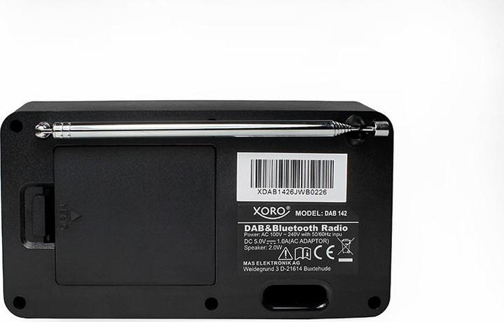 Actual product image Xoro DAB 142 (DAB+, FM, Bluetooth)