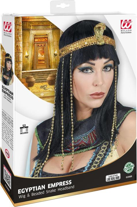 Image du produit Widmann Perruque royale égyptienne avec bandeau