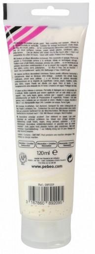 Immagine prodotto Pebeo Decocrème Colore acrilica madreperla (Oro brillante, 120 ml)