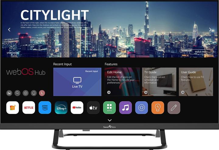 Smart Tech SMART-TECH TV LED 24' HD ohne Rahmen (24", LED, HD ready)