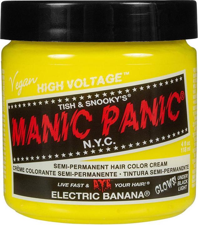 Skybound Electric Banana Classic Creme Vegan Cruelty Free Yellow Semi Permanent Hair Dye 118ml (Electric Banana)