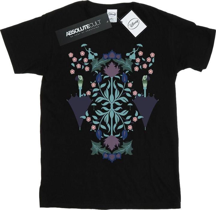 Disney Mary Poppins Floral Collage TShirt (XXL)