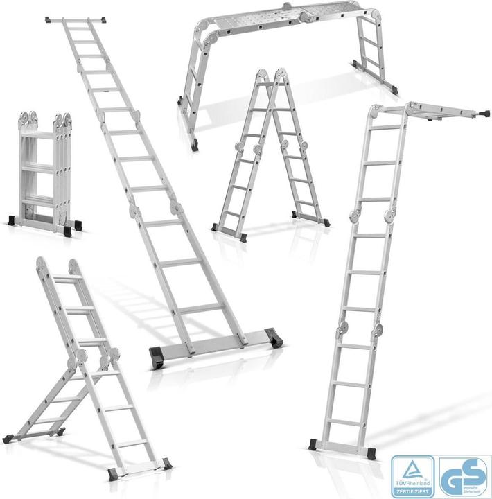Stahlwerk ML-356-ST Mehrzweckleiter (Mehrzweckleiter, 232 cm)