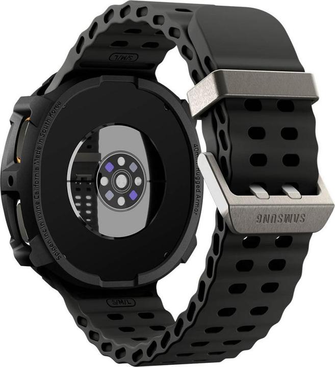 Produktbild Spigen Rugged Armor Case für Samsung Galaxy Watch 8 40 mm – Mattschwarz