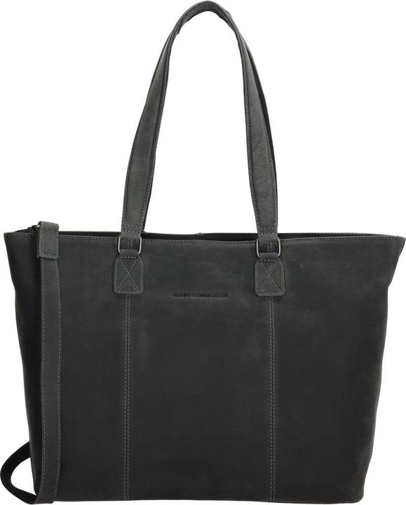 HIDE & Stitches Idaho Handtasche - Schwarz - 100% Leder