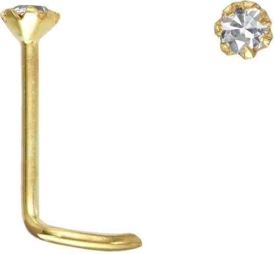 Bijouteria Nasenpiercing (Gold 14K, Zirkonia)