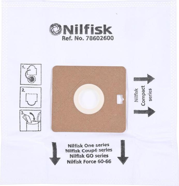 Produktbild Nilfisk Staubsaugerbeutel GM 60 5 St. (5 x)