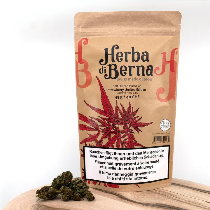 Produktbild Herba di Berna Strawberry Outdoor Limited Edition (45 g, Outdoor)