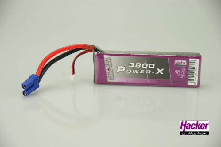 Image du produit Hacker Accu LiPo TopFuel 7.4V 3800mAh 35C (7.40 V, 3800 mAh)