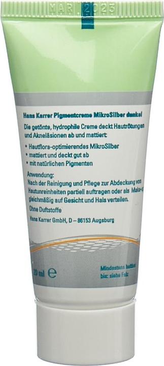 Actual product image Hans Karrer Pigmentcr MikroSilb dun 20ml (20 ml, Face balm)